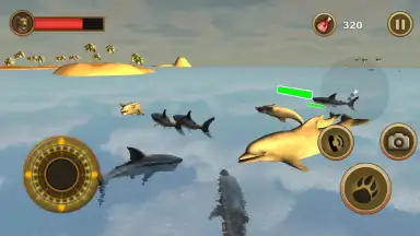 Capture d'écran de Great White Shark Survival 1