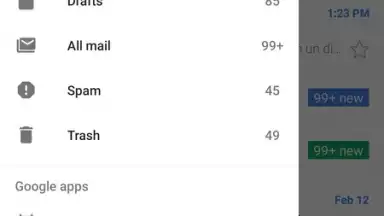 Capture d'écran de Gmail GO 6