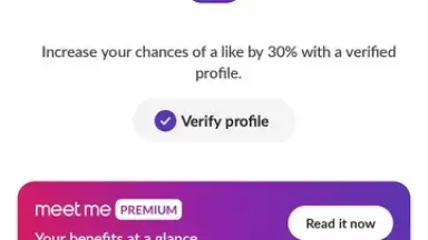 Capture d'écran de MeetMe 1
