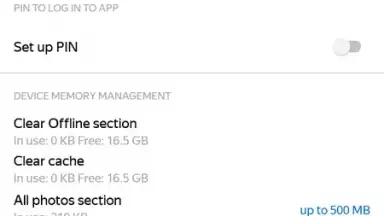 Capture d'écran de Yandex Disk 6