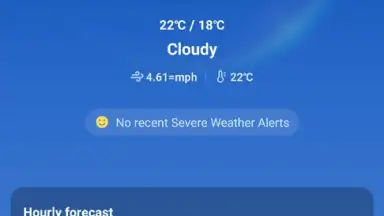 Capture d'écran de Live Weather: Radar & Widgets 2