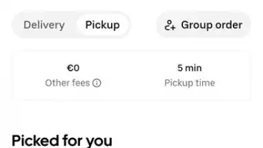Capture d'écran de Uber Eats 18