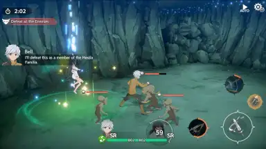 Capture d'écran de DanMachi BATTLE CHRONICLE 15