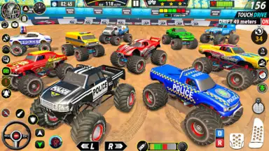 Capture d'écran de Police Monster Truck Car Games 1