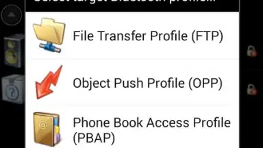 Capture d'écran de Bluetooth File Transfer 2