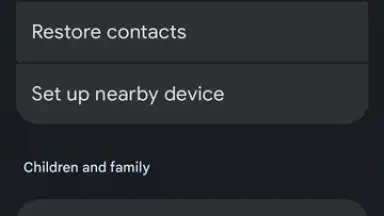Capture d'écran de Google Play services 24