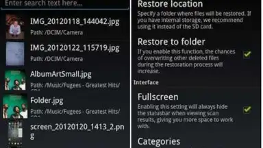 Capture d'écran de Recover Formatted SD Card 2