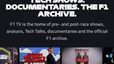 Capture d'écran de F1 TV 2