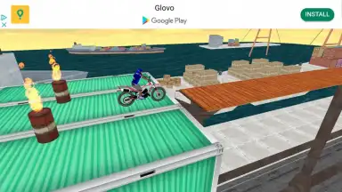 Capture d'écran de Bike Stunt Ramp Race 3D 6