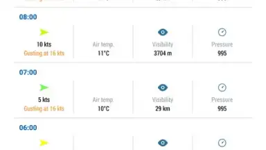 Capture d'écran de Météo Marine 9