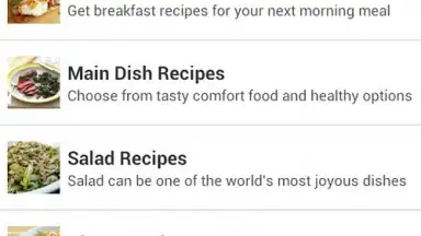 Capture d'écran de Quick and Easy Recipes 4
