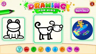 Capture d'écran de Drawing for Kids! Coloring Children Games Toddlers 1