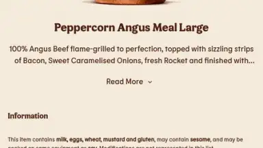 Capture d'écran de Burger King App: Food & Drink 17