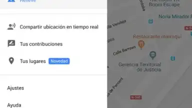 Capture d'écran de Google Maps Go 8