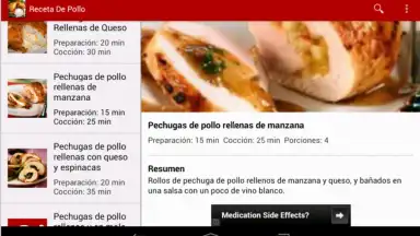 Capture d'écran de Receta De Pollo 2
