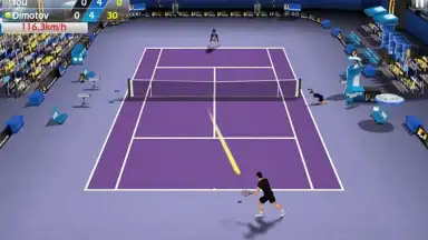 Capture d'écran de 3D Tennis 1