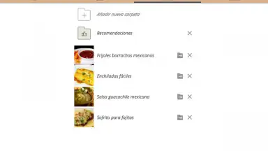 Capture d'écran de Recetas Mexicanas 1