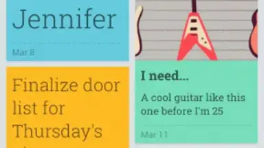 Capture d'écran de Google Keep 6