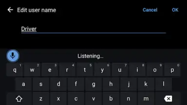 Capture d'écran de Google Automotive Keyboard 1