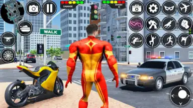 Capture d'écran de Rope Hero: Speed Hero Games 3