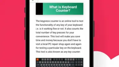Capture d'écran de Keyboard Counter 3