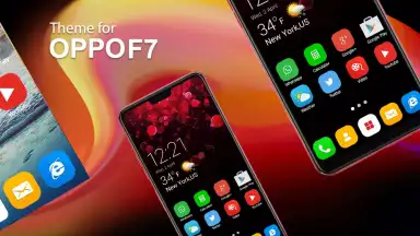 Capture d'écran de Oppo F7 Launcher - Themes and Wallpapers 5