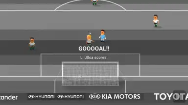 Capture d'écran de World Soccer Champs 3