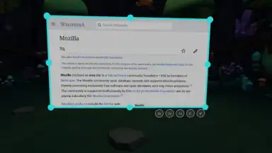 Capture d'écran de Firefox Reality 3