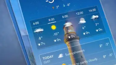 Capture d'écran de Local Weather Widget 7