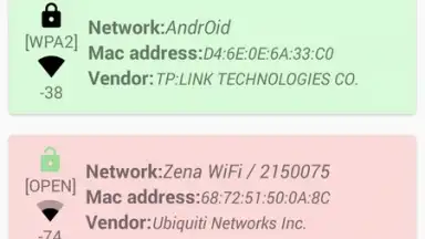 Capture d'écran de WiFi Dumpper ( WPS Connect )‏ 6