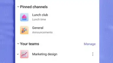 Capture d'écran de Microsoft Teams 9