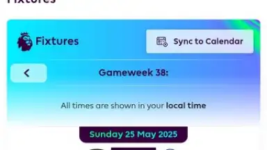 Capture d'écran de Premier League - Official App 13