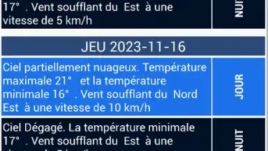 Capture d'écran de Morocco Weather 8