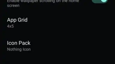 Capture d'écran de Nothing Launcher 8