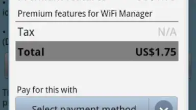 Capture d'écran de WiFi Manager 1