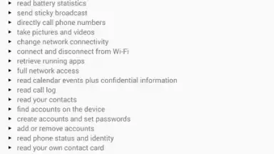 Capture d'écran de Exodus Privacy 6