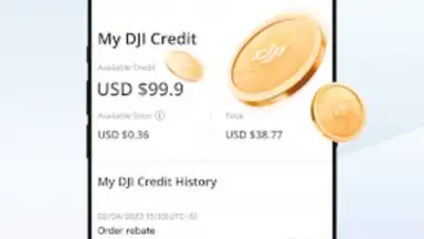Capture d'écran de DJI Store 3