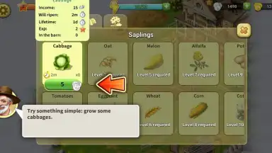 Capture d'écran de Jane's Farm 2
