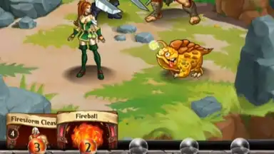 Capture d'écran de Heroes of Battle Cards 3