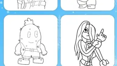 Capture d'écran de Coloring Brawl Stars 3