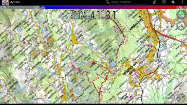 Capture d'écran de MyTrails 7