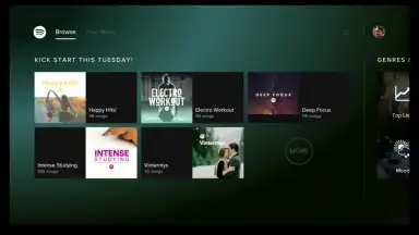 Capture d'écran de Spotify for Android TV 6