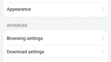 Capture d'écran de HUAWEI Browser 7