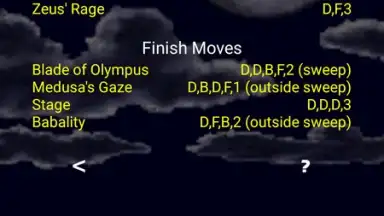 Capture d'écran de Mortal Kombat Moves 5