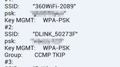 Capture d'écran de wifi key finder(Root) 1