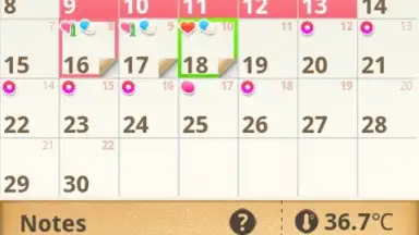 Capture d'écran de Period Calendar 1