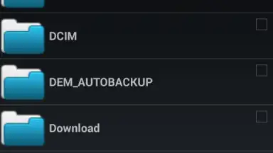 Capture d'écran de SD Card Manager 5