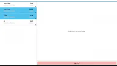 Capture d'écran de Audio Memos 9