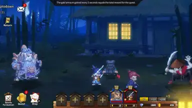 Capture d'écran de Tiny Samurai Showdown 2