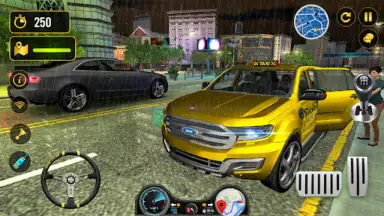 Capture d'écran de Taxi Games Car Simulator 3D 4